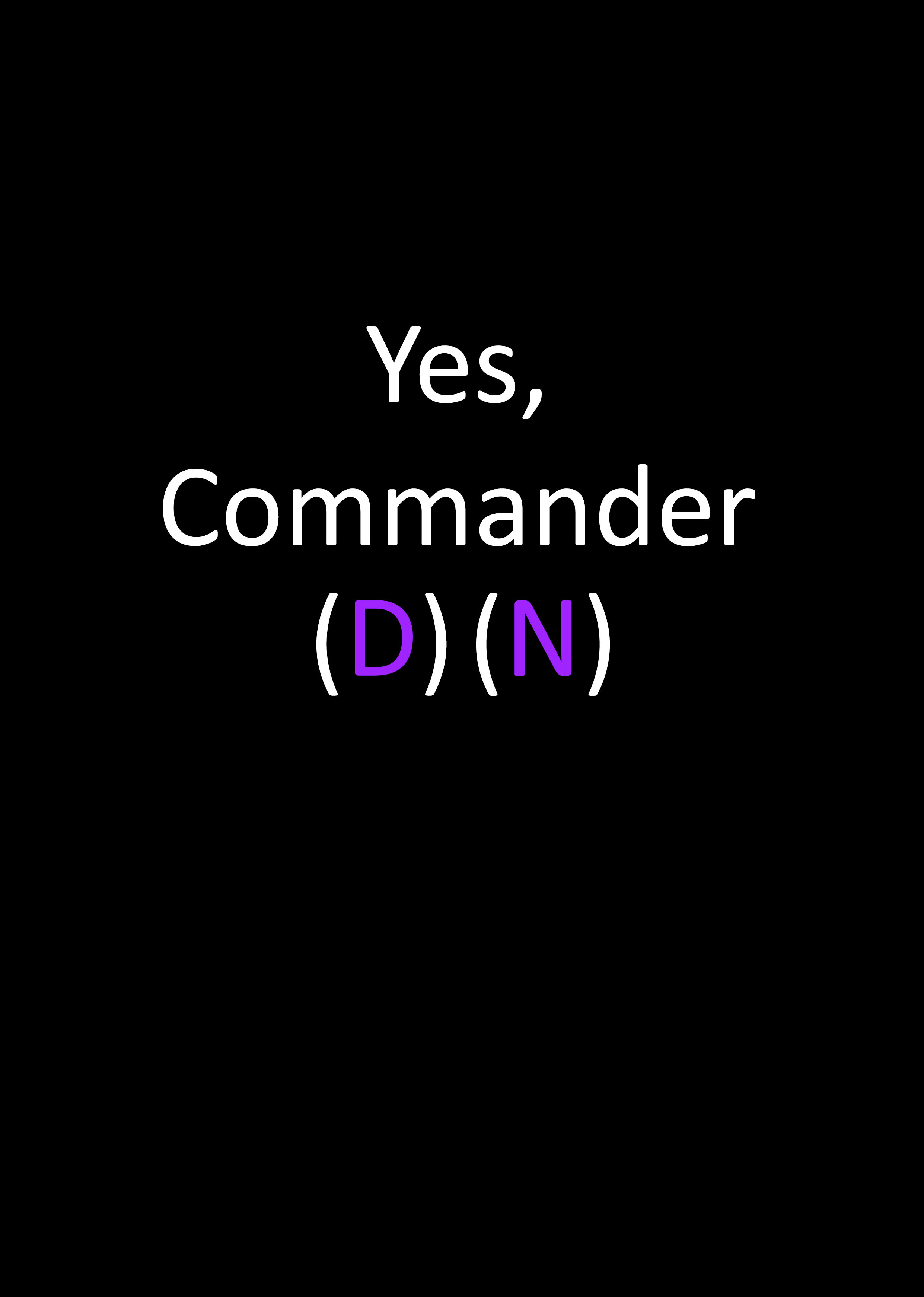 YesCommander